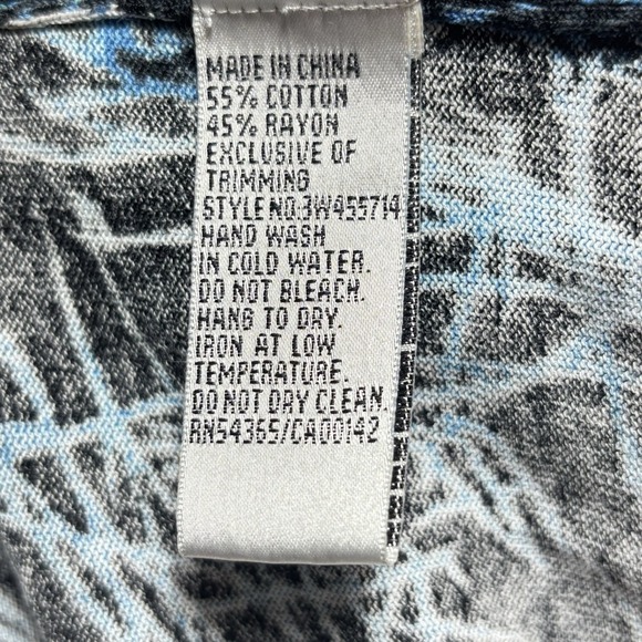 Nygard Collection Women's 3x Black Sweater Peacock V-neck Glittery Mesh Sequined - Picture 7 of 8